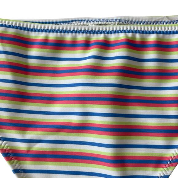Forever 21 Womens Swim Bikini Bottoms Size XL Striped Beach Tanning Pool Swim - Picture 3 of 11